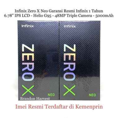 Infinix Zero X Neo [8GB+128GB] MediaTek Helio G95 - 48MP Triple Camera - 6.78" IPS LCD - 5000mAh Gar
