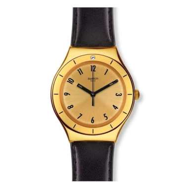 Jam Tangan Wanita Swatch Irony Coraggiosa Gold Dial YGG105
