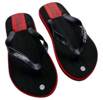 Sandal Jepit Pria & Wanita Distro Terbaru 41 merah