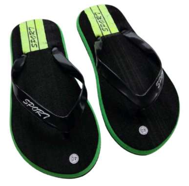 Sandal Jepit Pria & Wanita Distro Terbaru 38 hijau