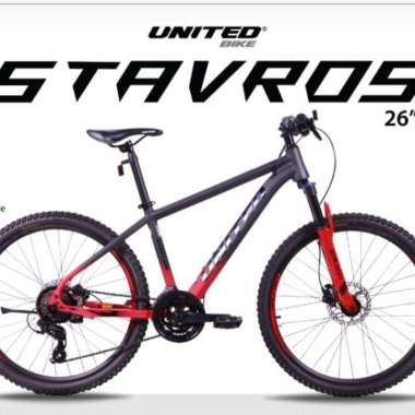 Sepeda MTB 26 Inch United Stavros New Alloy Shimano
