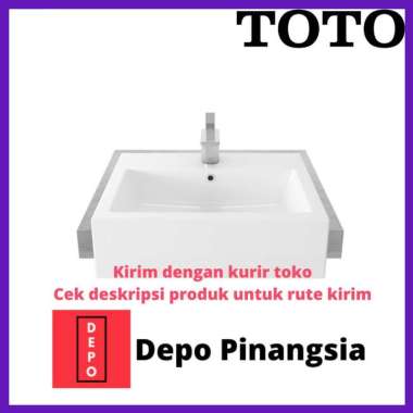Wastafel TOTO LW647CJ KOMPLIT TP KRAN KIRIM JAKARTA