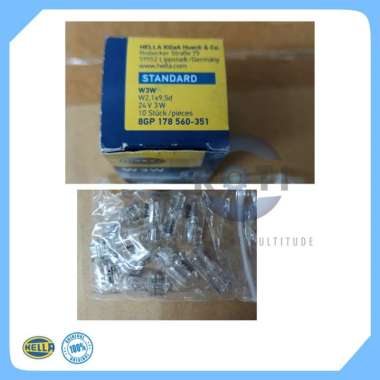 HELLA 8GP 178 560-351 BOHLAM W3W 24V 3W W2,1X9,5D FOR UNIVERSAL USE Tidak Ditentukan