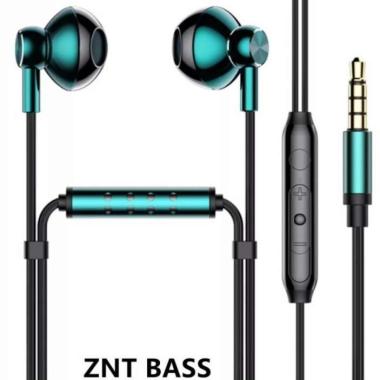 ZNT BASS EARPHONE DUAL MICROFON HIFI SOUND ORIGINAL ZNT