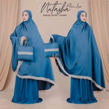 Natasha Mukena - Mukena Katun Rayon - Mukena Mix Renda - Mukena Polos - Mukena Wanita Turkish