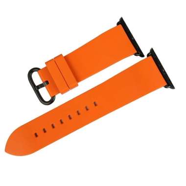 Maikes Rubber Strap Apple Watch 45mm (Series 7) Orange