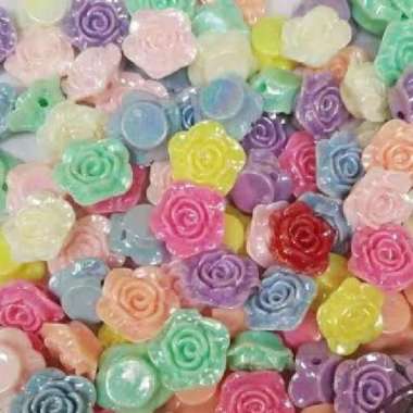 BEADS MOTE MUTE MANIK BUNGA MAWAR