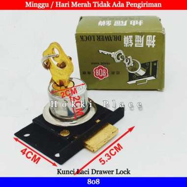 KUNCI TARIKAN LACI LOKER LEMARI KAYU KUNCI LACI 808 DRAWER LOCK