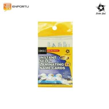 IPLASTIK LAMINATING KTP INSTANT SANKO STAR 1 pack isi 100
