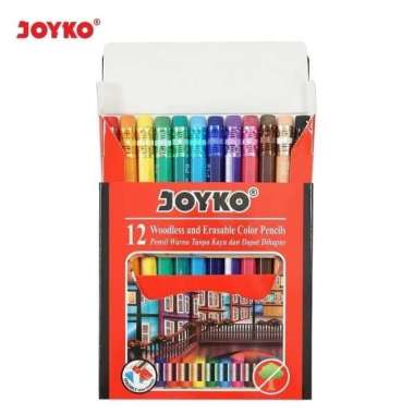 Erasable Color Pencils PENSIL WARNA Dapat Dihapus JOYKO CP-120 12Warna