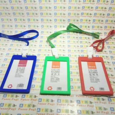 id card + tali name tag 1cm ( 54*90mm ) set
