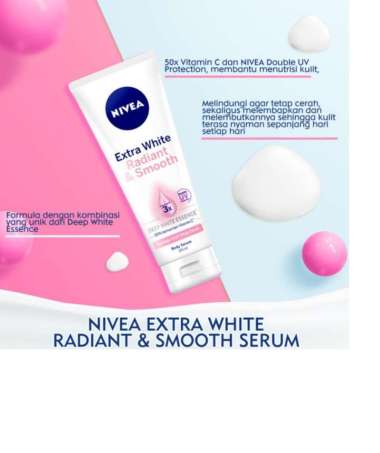 Nivea Body Serum Radiant & Smooth 189ml
