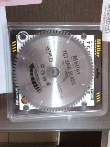 MATA GERGAJI CIRCLE SAW /TCT SAW BLADE MOLLAR 7 INCH 80T