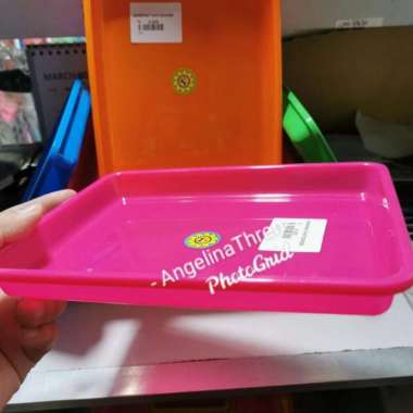 Nampan Mini Plastik 5550 Tantos - Nampan Kotak Kecil Hijau