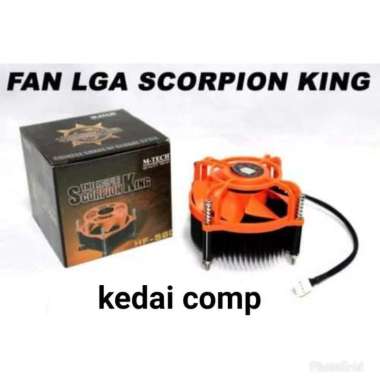 Fan Processor Scorpion Lga 775 Pendingin Prosesor