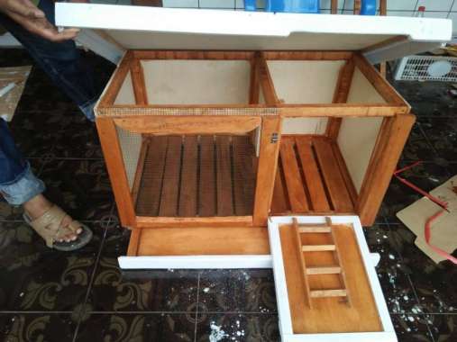 Bisa COD kandang kucing, kelinci dari kayu