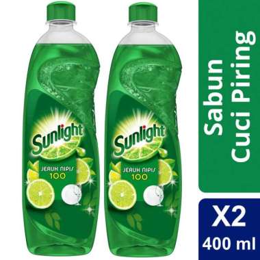 Promo Harga Sunlight Pencuci Piring Jeruk Nipis 100 400 ml - Blibli