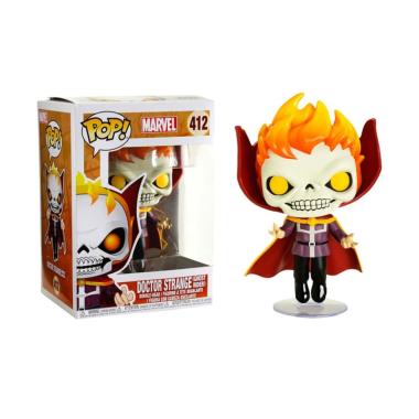 Funko Pop! #412 Marvel Doctor Strange as Ghost Rider Exclusive Action Figure