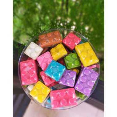 Coklat karakter Kue basah, lego, melody toples 250gr lucu, halal Lego