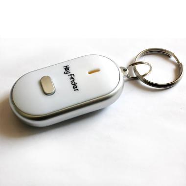 key finder led seeker whistle sound control alarm locator tracker lost keychain