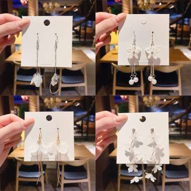 ONE-K66 K69 Anting Korea Anting Tusuk Wanita Simple Style Korea Anting Tusuk Gantung Perhiasan Wanit