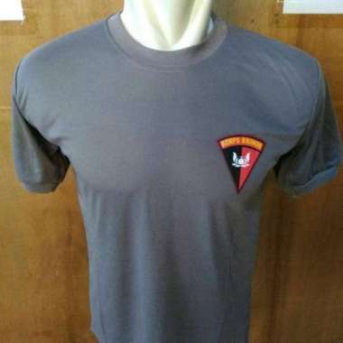 Kaos Coklat Brimob|Kaos Daalman brimob|Kaos oblong brimob abu|Kaos