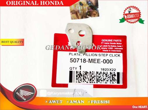PLAT FOOTSTEP BELAKANG CBR 150R 2021 2016 K45 ORI AHM