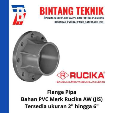 Flange PVC Rucika 2" inch AW (Tebal) PVC