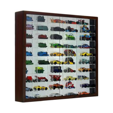 Rak Hot Wheels Diecast Wooden 50 Slot Square Akrilik – Old Vintage