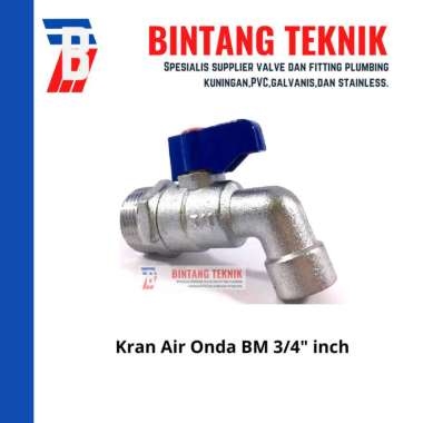 Kran Air / Kran Taman Onda BM 3/4" inch Besi Babet