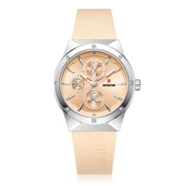 EXPEDITION 6818 SILVER ROSEGOLD LADY BFRSSLN Jam Tangan Wanita