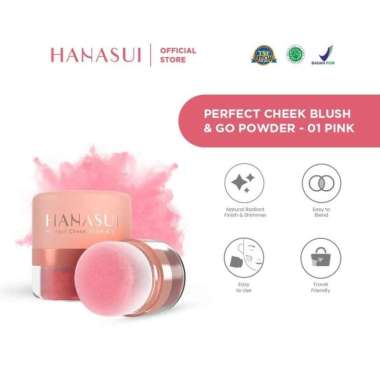 Hanasui Perfect Cheek Blush & Go Powder / hanasui blushon / hanasui bl Pink