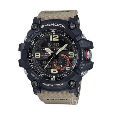 CASIO G-SHOCK Mudmaster Twin Sensor Jam Tangan Pria - Black GG 1000 Black Brown
