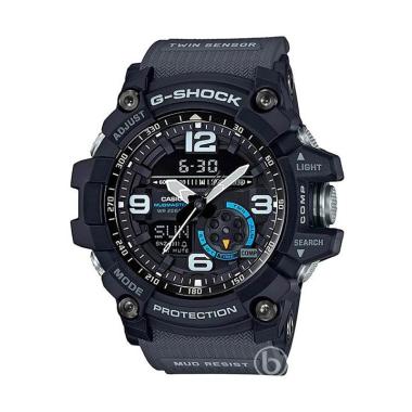 CASIO G-SHOCK Mudmaster Twin Sensor Jam Tangan Pria - Black GG 1000 Black Grey