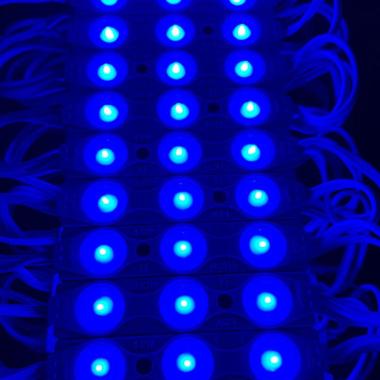 LED 3 Mata Sorot Lampu Kolong Mobil [12 volt] Blue