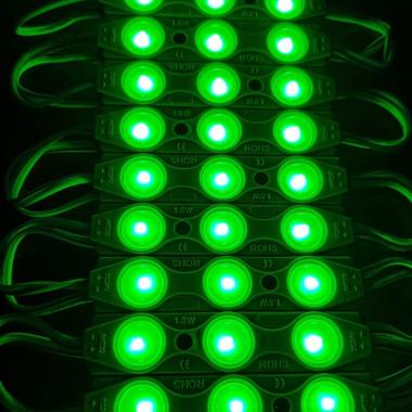 LED 3 Mata Sorot Lampu Kolong Mobil [12 volt] Green