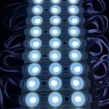 LED 3 Mata Sorot Lampu Kolong Mobil [12 volt] White