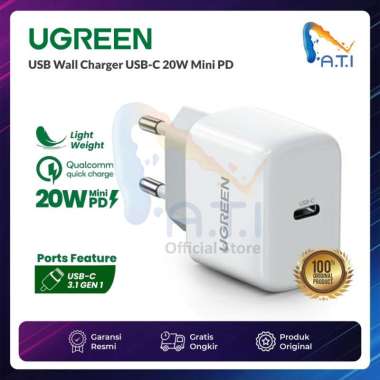 UGREEN USB Wall Charger USB-C 20W Mini PD CD241