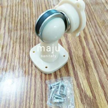 door stopper magnet door stop magnet door stopper penahan pintu magnet Cream