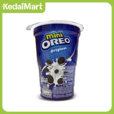 Promo Harga Oreo Mini Biskuit Sandwich Vanilla 61 gr - Blibli