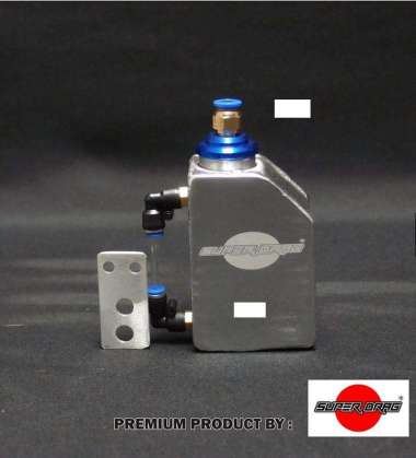 Botol Tabung Air Radiator Aluminium Untuk Ninja R/ Rr, Vixion, Cb 150 - BLUE