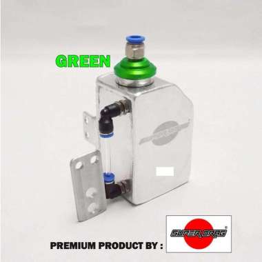 Botol Tabung Air Radiator Aluminium Untuk Ninja R/ Rr, Vixion, Cb 150 - GREEN