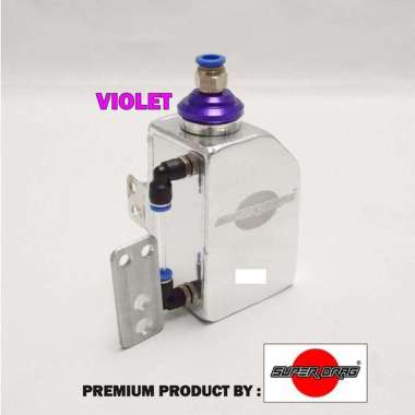 Botol Tabung Air Radiator Aluminium Untuk Ninja R/ Rr, Vixion, Cb 150 - VIOLET