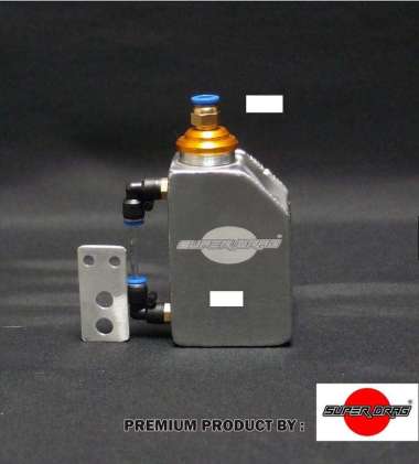 Botol Tabung Air Radiator Aluminium Untuk Ninja R/ Rr, Vixion, Cb 150 - GOLD