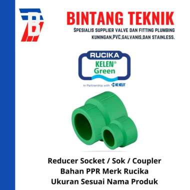 Redcuer Vlok Sok PPR 4" x 3" (110 x 90 mm) Rucika PPR