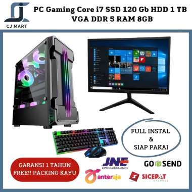 Pc Gaming Core i7 SSD 120 Gb HDD 1 TB / VGA DDR 5 RAM 8GB