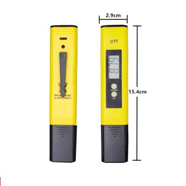 OEM Digital PH Meter Hidroponik Digital kuning