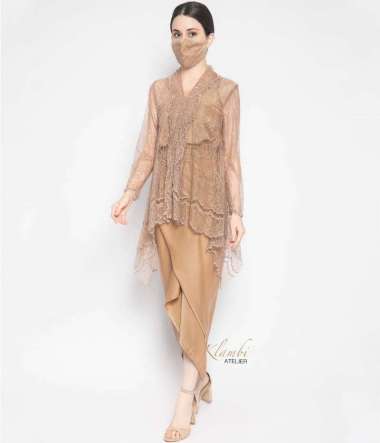 DRESS PESTA GAUN PESTA DRESS PREMIUM DRESS WANITA DRESS ORIGINAL BRAND DRESS MIDIPREMIUM KEBAYA XL-X