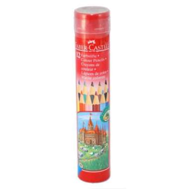 Pensil Warna 12 Faber Castell (Classic Round Tin / Kemasan Kaleng) Multicolor