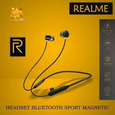 Headset Bluetooth Sport Magnetic Realme 